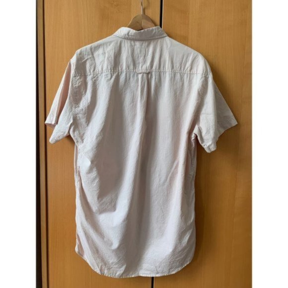 Frank and Oak Mens Light Pink Shirt - Picture 2 of 3